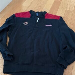 Men's Navy and Red Sweatshirt